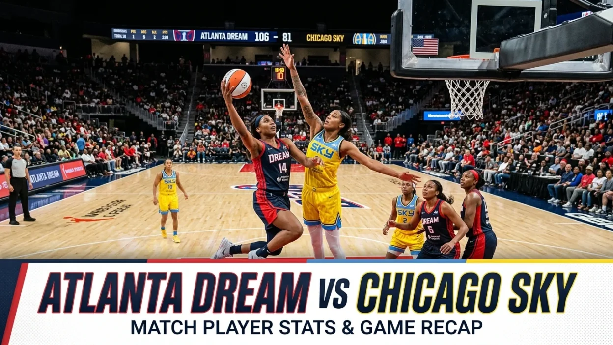 Atlanta Dream vs Chicago Sky Match Player Stats