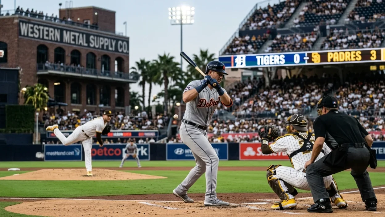 Detroit Tigers vs Padres Match Player Stats