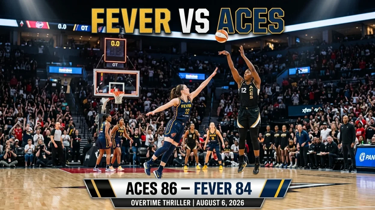 Indiana Fever vs Las Vegas Aces Timeline