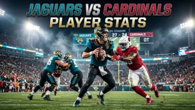 Jacksonville Jaguars vs Arizona Cardinals Match Player Stats