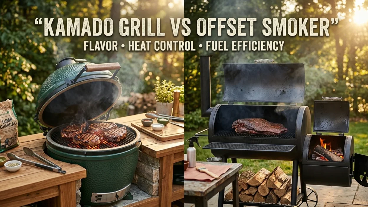 Kamado Grill vs Offset Smoker