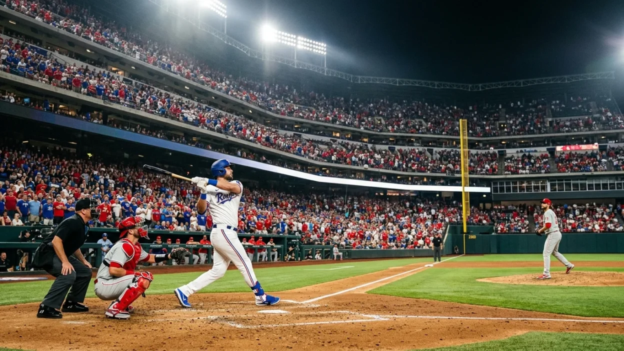 Texas Rangers vs Phillies Match Player Stats